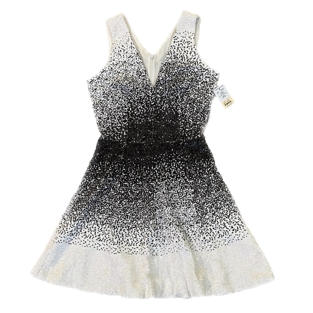 NWT Dress the Population A-line Sleeveless Sequin Dress